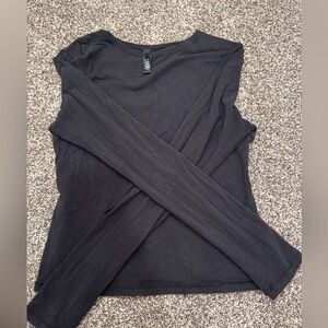 Skims Stretch Cotton Jersey Long Sleeve T-Shirt